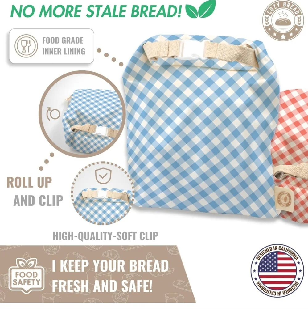 Reusable Bread Bags 2 Pc